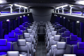 Ocala Charter Bus Interior