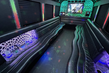 Ocala Limo Bus Interior