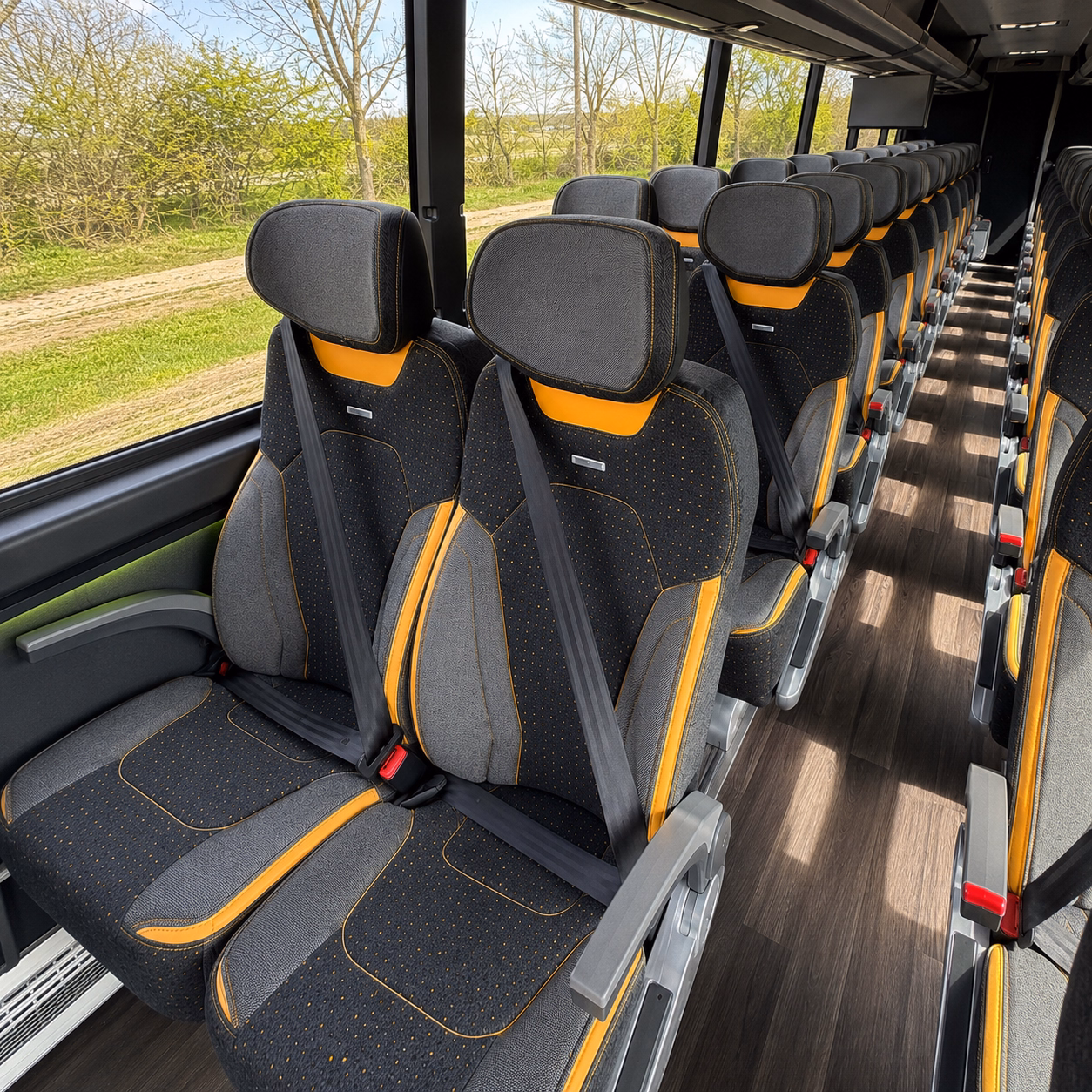 ocala religious group transportation onboard seating